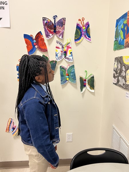 Students visits DLEACS ART GALLERY